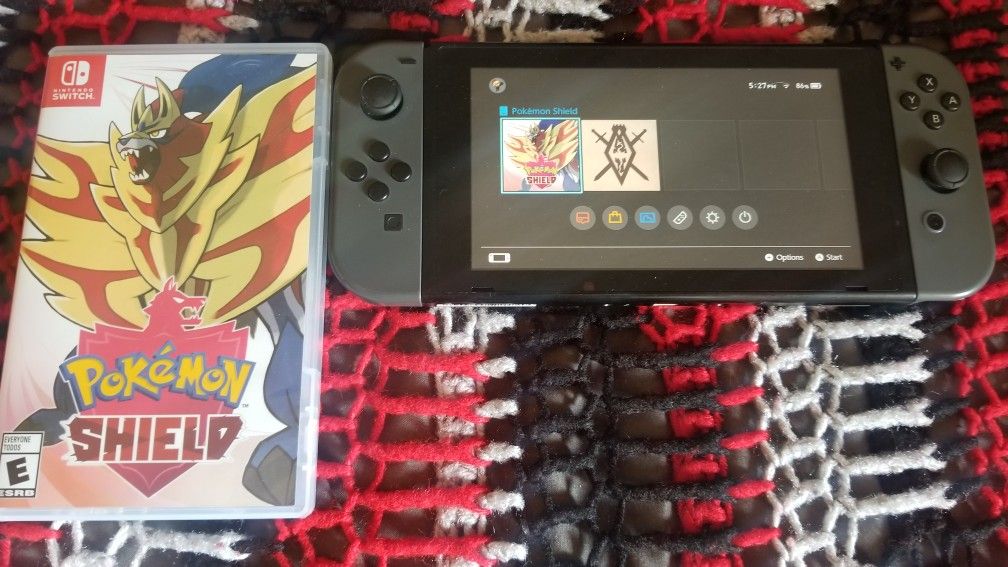 Nintendo Switch with Pokemon Shield