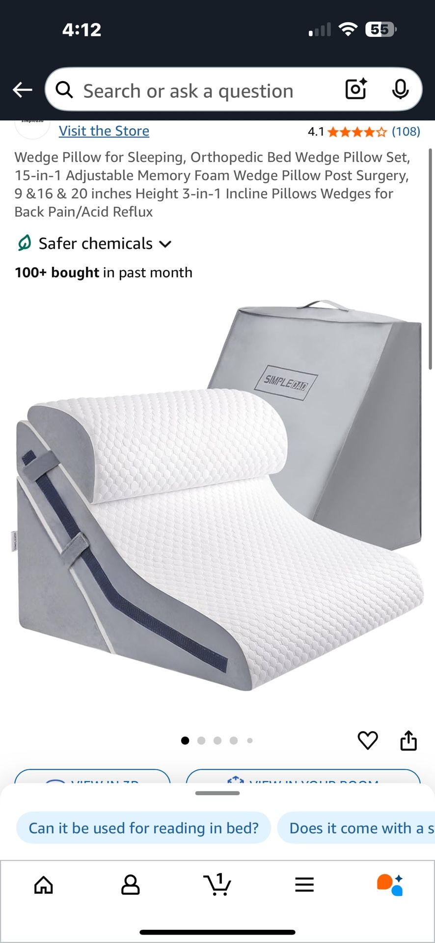 Wedge pillow