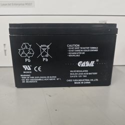 Casil CA1270 12V 7Ah sealed lead-acid battery.