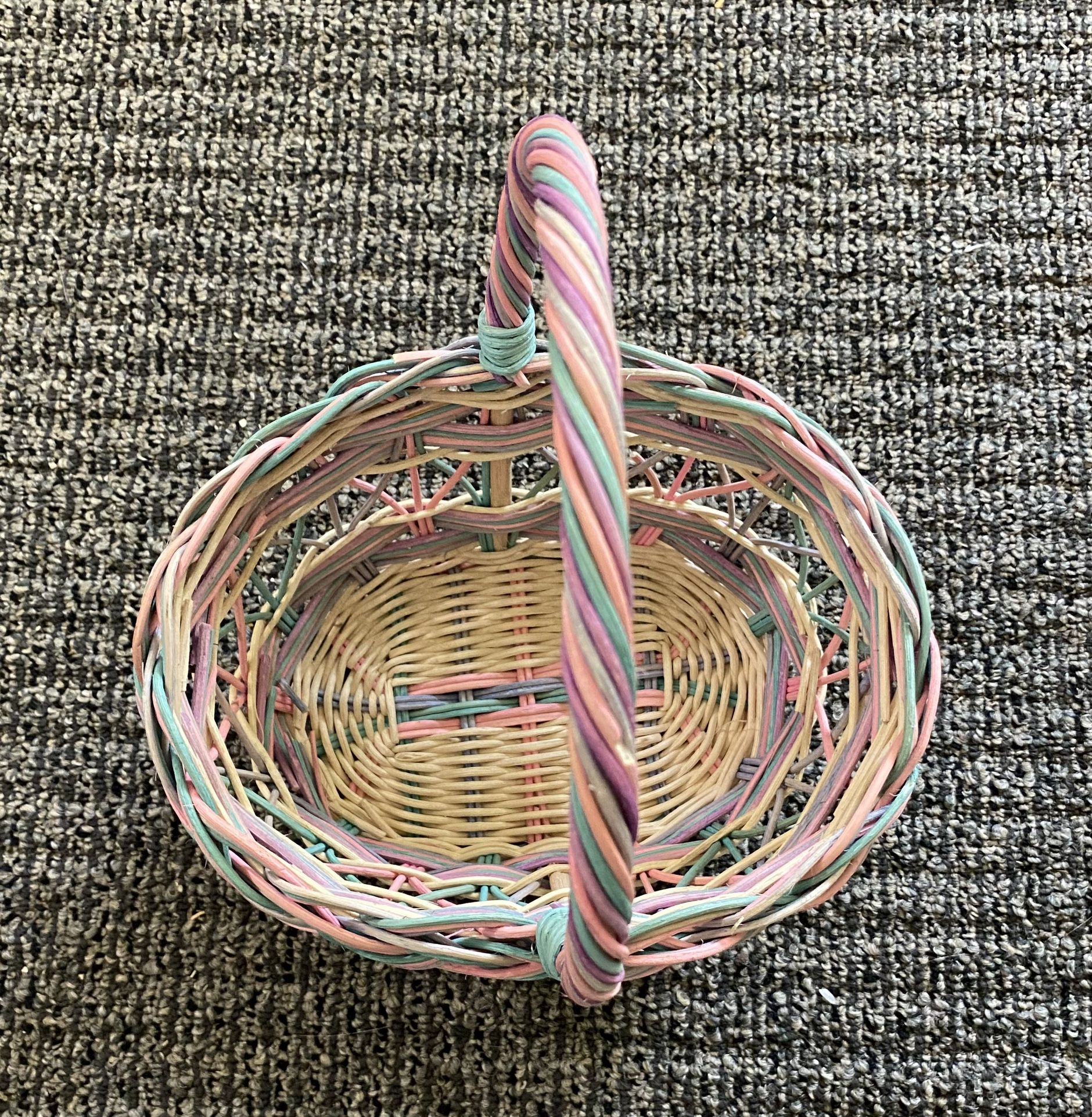 Pastel Colored Basket