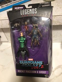 Marvel Legends Rocket Raccoon & Groot Action Figures