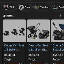Doona 2 In 1  Car Seat That Turn Into Stroller 