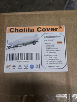 V Hull boat cover
