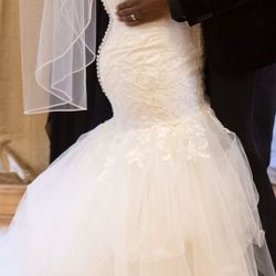 Wedding dress size 14/16