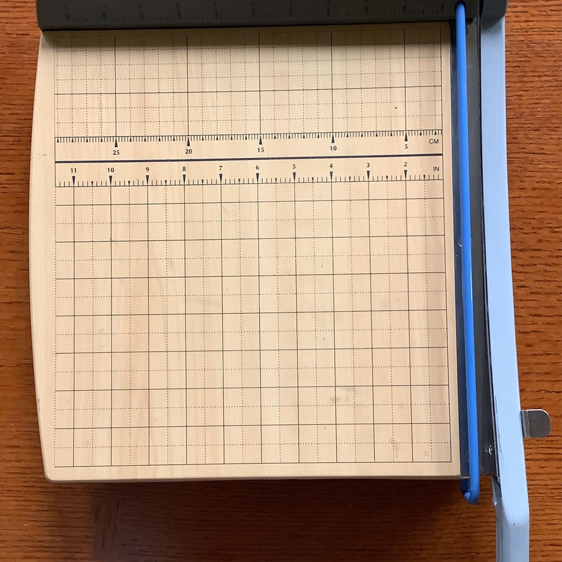 Paper Trimmer Quartet Paper Cutter Heavy Duty Wood Base 12"