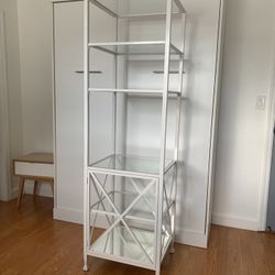 White Shelve With Glass 