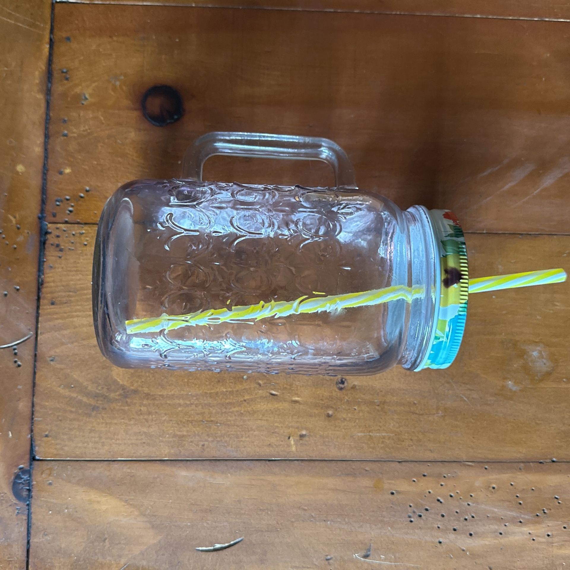 Mason Jar Drinking Glass 32 oz