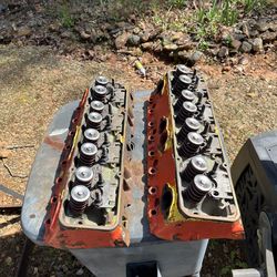 Vintage GM #202 Double Hump Heads Had Them For Years Just Never Used Them Plus NIB Alternator Bracket & Parts $625 OBO!