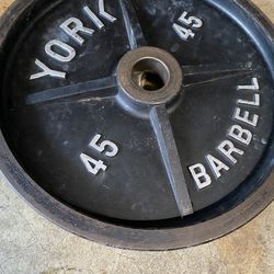 45 lb  Iron Plates