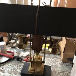 Beautiful Heavy Brass And Metal Two Switch Light Lamp