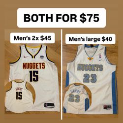NBA Jerseys Denver Nuggets Both For $75