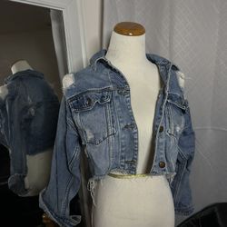 Cropped Jean Jacket