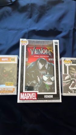 3 venom Funko Pops