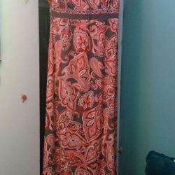 INC maxi dress, size L