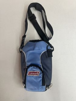 Coleman 32 oz Water Bottle Drink Tote Insulated Holds Keys Money w/ Neck Strap 