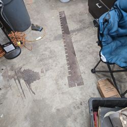 Vintage Old 6 Foot Saw Blade