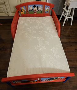 Toddler bed and brand new mattress