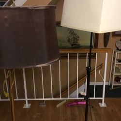 Two Floor Lamps , Work Very  Well.  Also They  Look Beautiful  In The House 