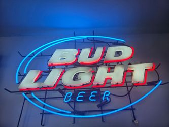 Large Bud Light Neon Sign