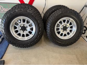 Chevy 6x5.5 race line rims Yokohama tires