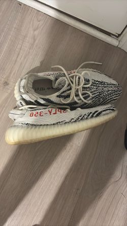 Zebra Yeezys 