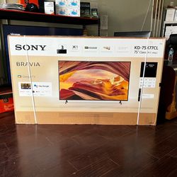 75 “ Sony Smart 4K LED BRAVIA HDR TV