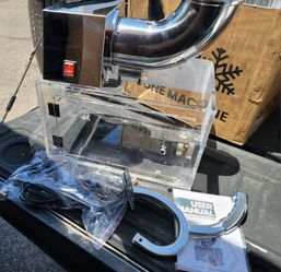 Snow Cone Machine Commercial Electric Ice Crusher Shaver Snowcone Maker
440LBS/H Crushed Shaved Dual Blades