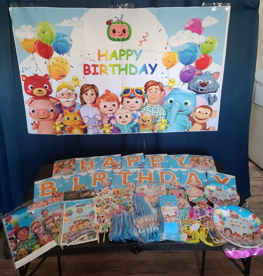 Cocomelon Balloons Cocomelon Decorations Cocomelo party Supplies