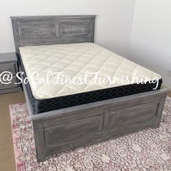 New Queen Bed With Mattress 