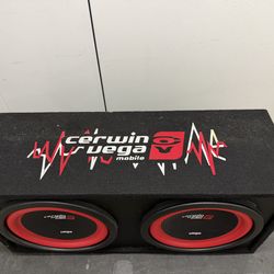 Crewin Vega subwoofer with custom box 12”