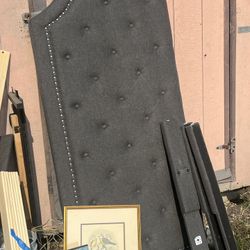 Must Pick Up Today -Full Size Bed Frame And Head Board