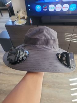 Solar fans hat.