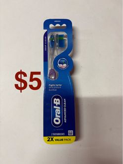 Oral-B Advanced Clean Medium Toothbrush 2-Pack