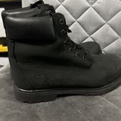 Black Timberland Waterproof Boots