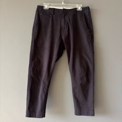 Sandinista Chino Pants Mens Medium Made In Japan Black Trousers