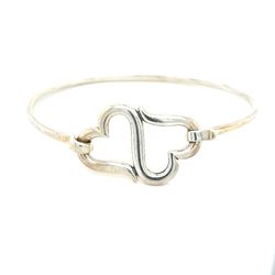 James Avery Hook On Double Heart Bracelet