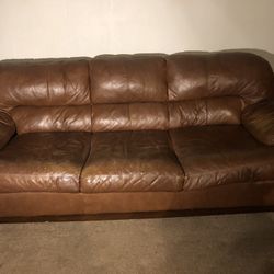 Leather Couch 