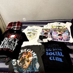 BRAND NEW! Cough Syrup, Civil Regime, Anti Social Social Club, Market.... Etc