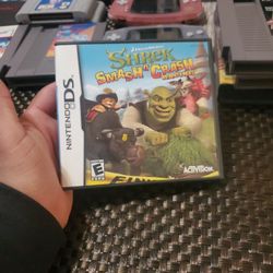 Shrek Smash N Crash Racing Nintendo Ds Cib 