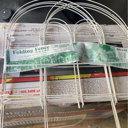 Small Metal Fence 18 X10 Inches 