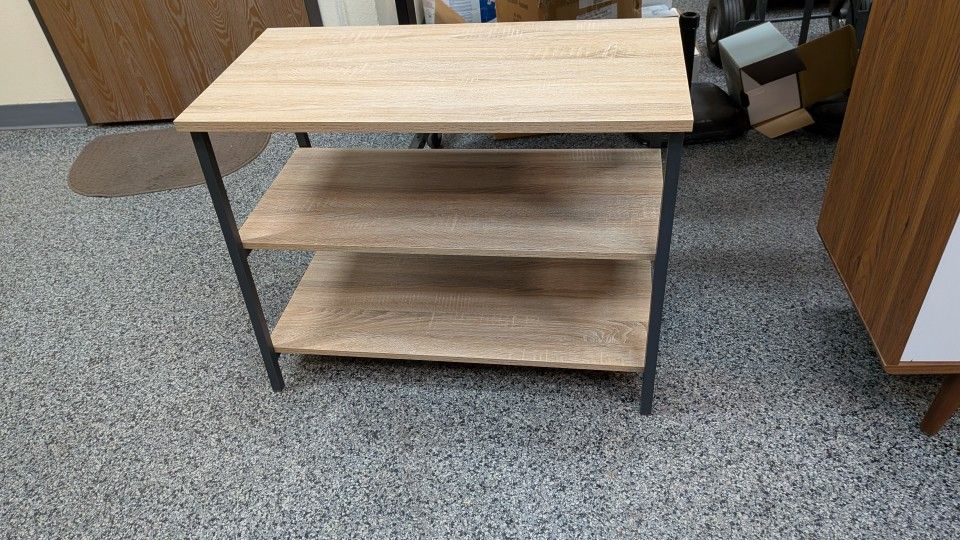 Three-Tier Shelving Unit Multifunctional. TV Stand. Printer Stand. 