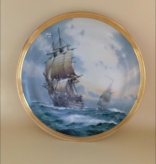 Franklin Mint/Derek Gardner "Victory" Ship Plate
