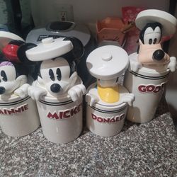 Authentic Marked Disney Canisters Limited Collection 