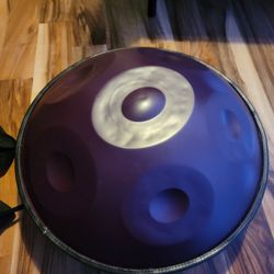 18"Steel Tongue Drum/Handpan/Purple