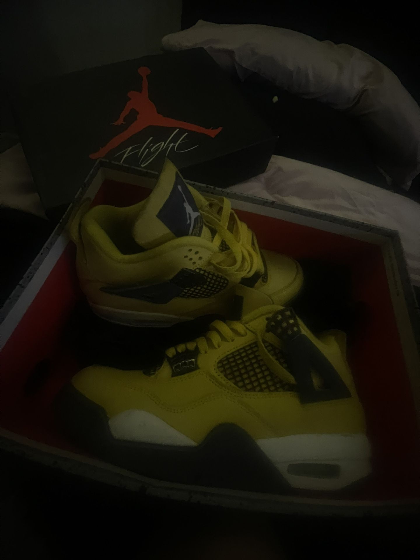 jordan 4s retro lightnings size 6 mens