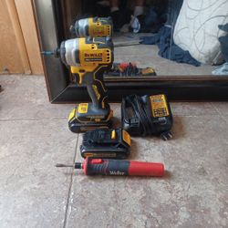 Dewalt 20v Impact  Drivern/ Weller Rechargeable Soldering  Iron
