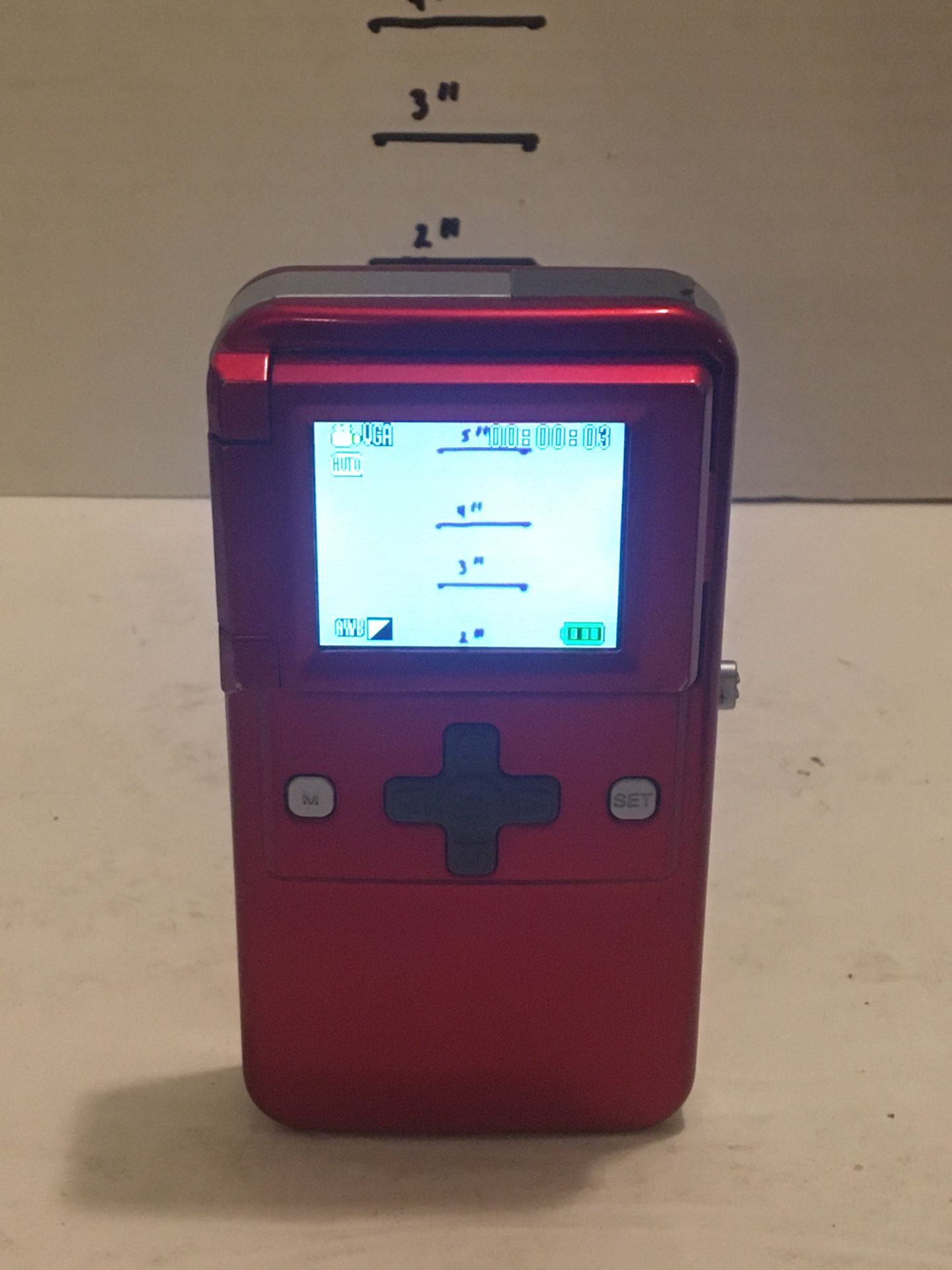 Vivitar Digital Video Camcorder Model DVR 410 Red