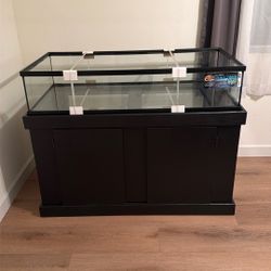 50 Gallon Low Boy Frag Tank By Zoo Med And Stand