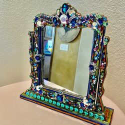 Simone Edouard - Signed Crystal Mirror 