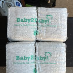 Baby Diapers Size 3 (2 Packs, 50 Diapers Each). 